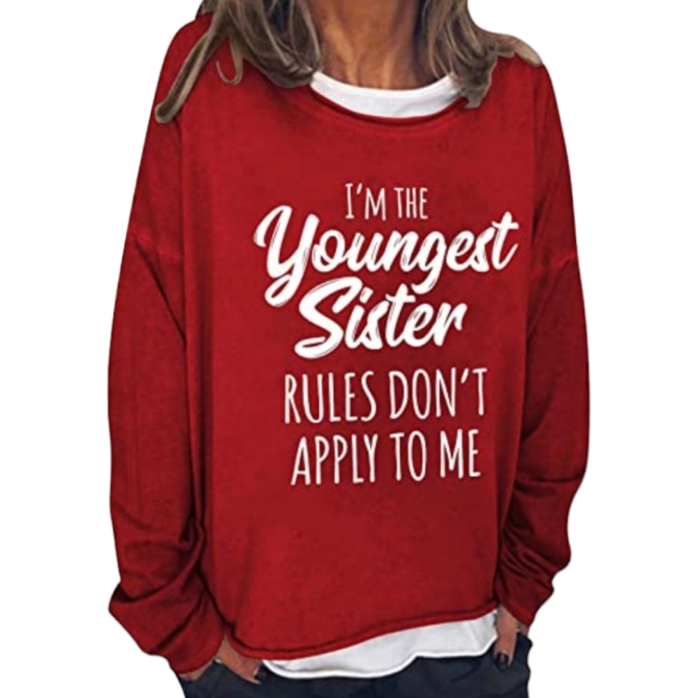 Youngest Sister Long Sleeve Humor Tee